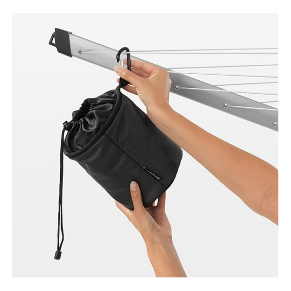 Торба и чанта за съхранение на щипки Brabantia Premium Black/ Compact Black 3 — 4sales Торба и чанта за съхранение на щипки Brabantia Premium Black/ Compact Black 3