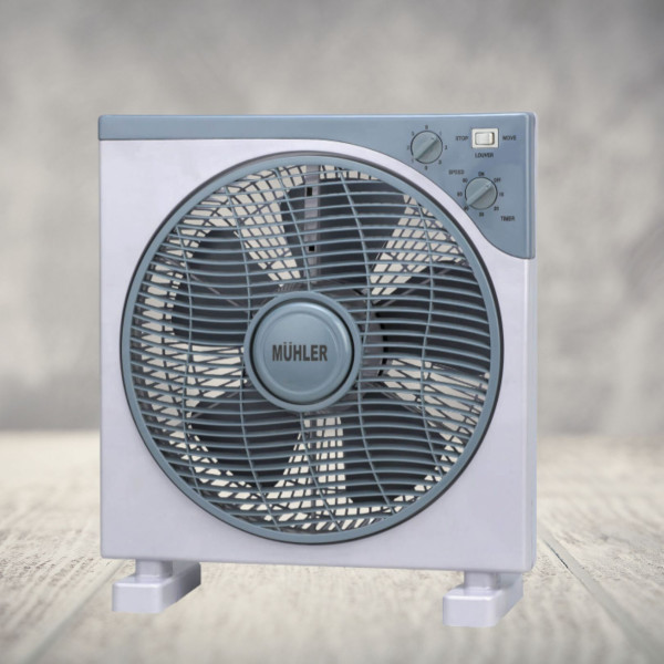 Подов вентилатор 12'' Muhler SMX-1250, 35W, бокс, таймер, 5 перки