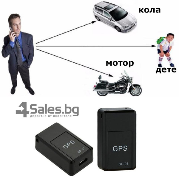 Подслушвателно  устройство със СИМ  и GPS за проследяване в реално време GF07