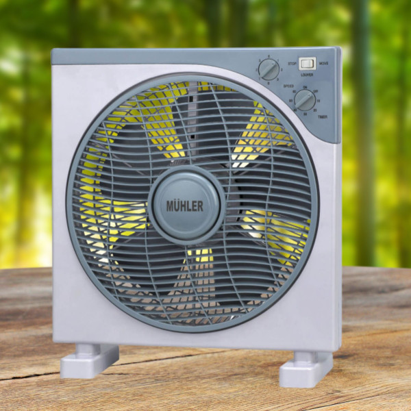 Подов вентилатор 12'' Muhler SMX-1250, 35W, бокс, таймер, 5 перки 3