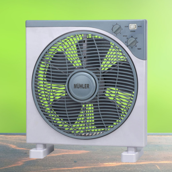 Подов вентилатор 12'' Muhler SMX-1250, 35W, бокс, таймер, 5 перки