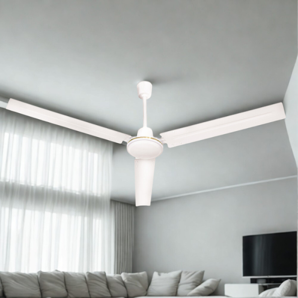 Метален таванен вентилатор Muhler MCD-54056 – 142 см (56"), 60W, с регулатор на стена 2