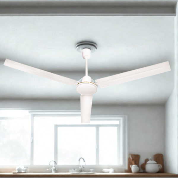 Метален таванен вентилатор Muhler MCD-54056 – 142 см (56"), 60W, с регулатор на стена 4