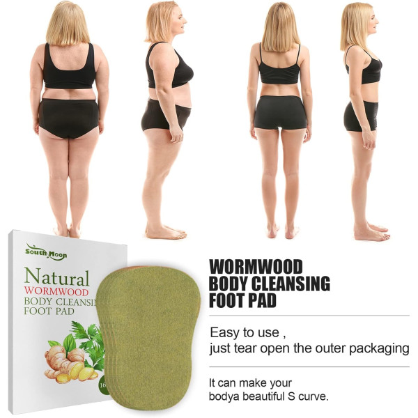 Детокс лепенки за крака с пелин и джинджифил Natural Wormwood Body Cleansing Foot Pads