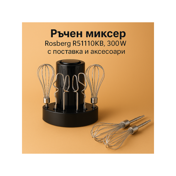 Ръчен миксер Rosberg, R51110KB 2