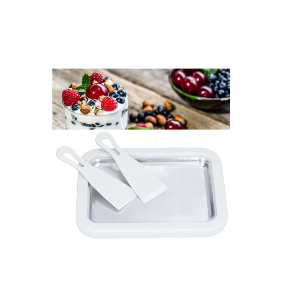 Плоча за тайландски сладолед, С включени аксесоари