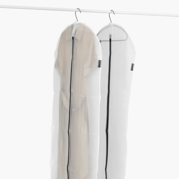 Комплект 2 бр. калъфи за дрехи Brabantia, paзмepи M/L/XL, Transparent/Grey 7