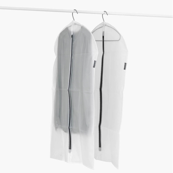 Комплект 2 бр. калъфи за дрехи Brabantia, paзмepи M/L/XL, Transparent/Grey 10