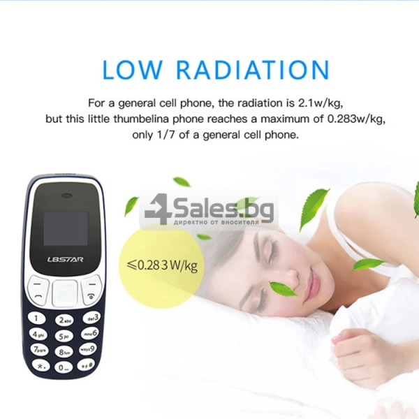 Мини GSM мобилен телефон L8STAR BM10, двусимов, Bluetooth, 2G, 0.66-инчов екран Dual SIM 9