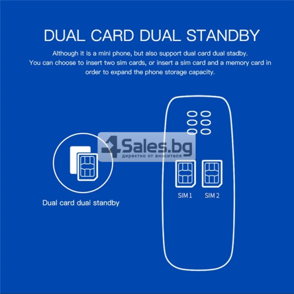 Мини GSM мобилен телефон L8STAR BM10, двусимов, Bluetooth, 2G, 0.66-инчов екран Dual SIM 12