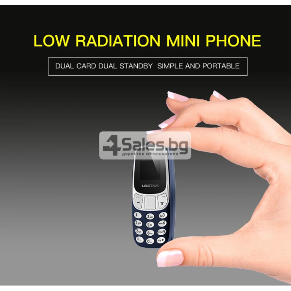 Мини GSM мобилен телефон L8STAR BM10, двусимов, Bluetooth, 2G, 0.66-инчов екран Dual SIM 18