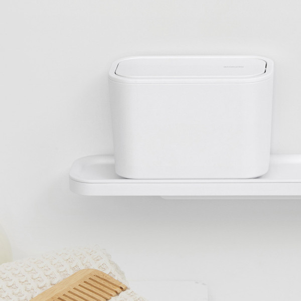 Елегантно кошче за баня Brabantia MindSet Dark Grey / White