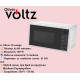 Микровълнова фурна Voltz OV51443F – 700W, 20 л, 5 степени, LED дисплей, таймер до 60 минути, функция размразяване 5
