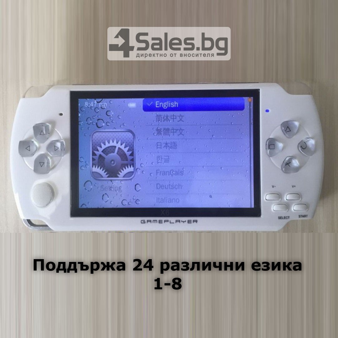 Конзола за игри с 8 GB памет, 4,3 инча дисплей PSP21 14