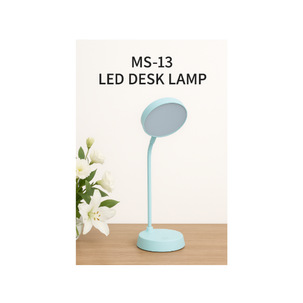 Настолна LED лампа с презареждаема батерия и стилен дизайн MS-13