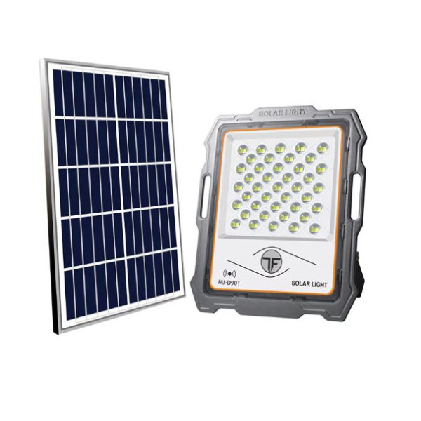 Мощен LED соларен прожектор с дистанционно, 300W, 236 LED, IP67 – Автономно осветление до 200 м² 1