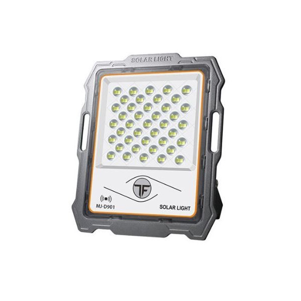 Мощен LED соларен прожектор с дистанционно, 300W, 236 LED, IP67 – Автономно осветление до 200 м² 2