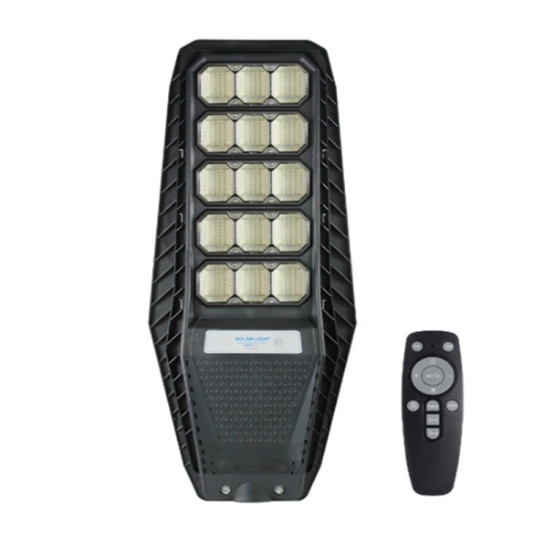 Соларна лампа с дистанционно управление – 100W/200W/300W, студено бяла светлина 6400K 1