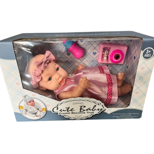 Кукла бебе момиче "Cute Baby – Dream Become True" за деца 3+ години 3 — 4sales Кукла бебе момиче "Cute Baby – Dream Become True" за деца 3+ години 3