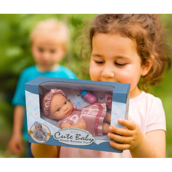 Кукла бебе момиче "Cute Baby – Dream Become True" за деца 3+ години