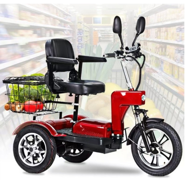 Електрическа триколка 500W, пробег до 40 км., 48V20Ah батерия, 16"/12" гуми, 3 скорости + задна