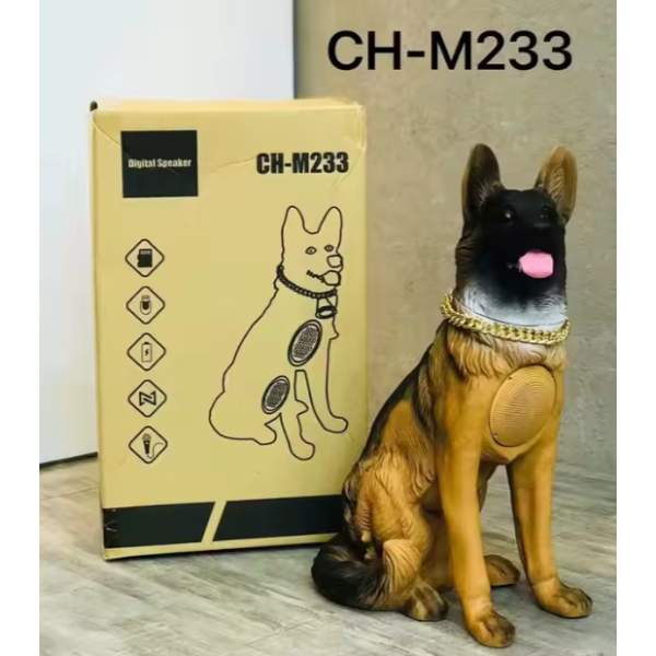 Безжична колонка CH-M233 "Куче" – с микрофон, USB зареждане и поддръжка на флаш памет 9