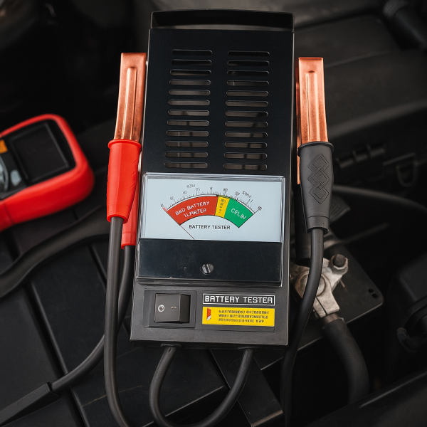 Аналогов тестер за акумулатори, 6 V / 12 V  200 -1000 A 2