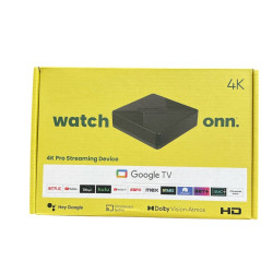 TV Box Onn 4K Pro, H313, с Google TV, Android 14, 3GB RAM, 32GB, Wi-Fi 6, Bluetooth 5.4 и Dolby Vision