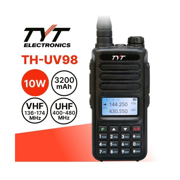 Професионална двубандова радиостанция TYT TH-UV98 4