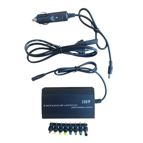 Универсален адаптер с множество сменяеми накрайници и USB порт 10