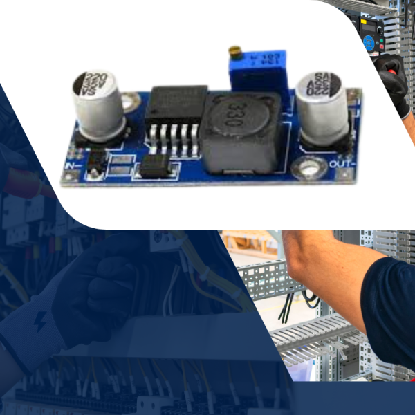 DC-DC понижаващ регулируем стабилизатор на напрежение 1.5V–35V | LM2596 | До 3A с радиатор 6