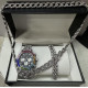 Луксозен комплект бижута - часовник, гривна и колие 8