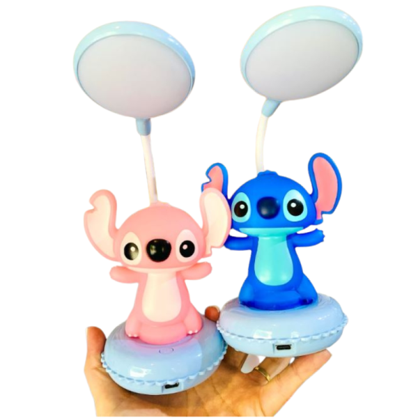Настолна 3D LED лампа Stitch & Angel 2