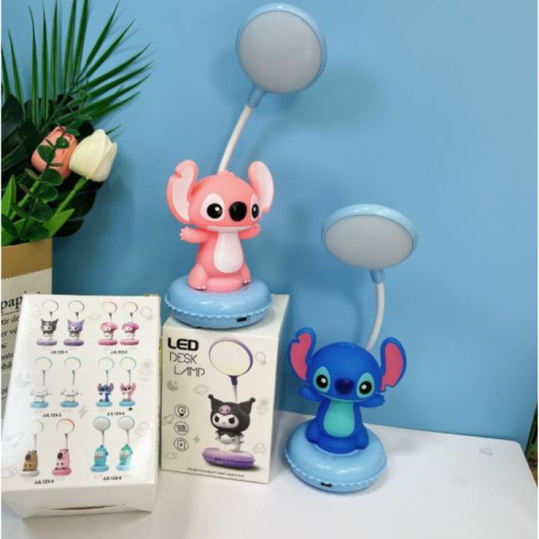 Настолна 3D LED лампа Stitch & Angel 4