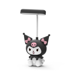 Акумулаторна LED нощна лампа Kuromi / My Melody с USB – Лилава / Черна