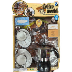 Детски сервиз за кафе с кафеварка Coffee world
