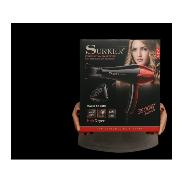 Професионален сешоар SURKER, SK-3303 – 3500W 4