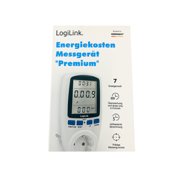 Енергометър LogiLink „Premium“, измерващ на разхода на електроенергия 2
