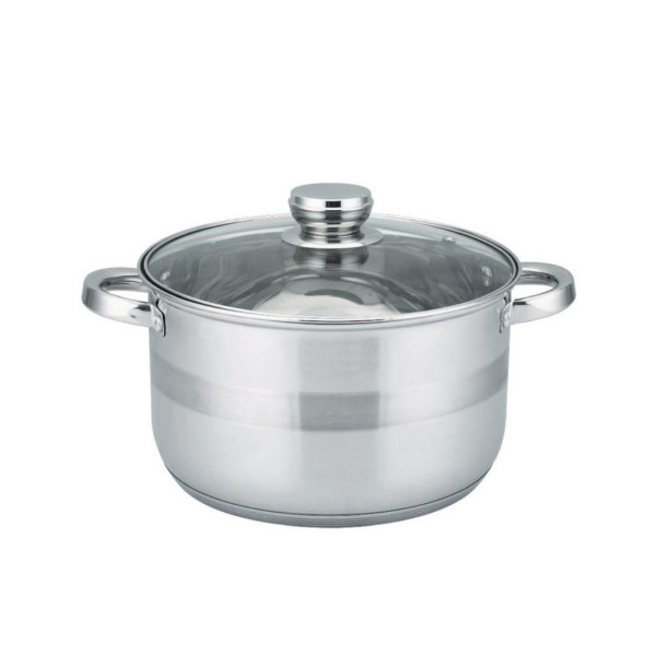 Тенджера Voltz OV51210М18, OV51210М20, OV51210M22, OV51210M24, Индукция, Неръждаема стомана 1