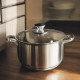 Тенджера Voltz OV51210М18, OV51210М20, OV51210M22, OV51210M24, Индукция, Неръждаема стомана 4