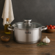Тенджера Voltz OV51210Q22, OV51210Q24, OV51210Q26, OV51210Q28, Плитка, Индукция. Неръждаема стомана 3