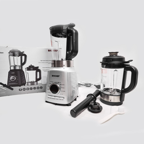 Вакуумен блендер и уред за приготвяне на супи BioChef Aurora с 1,7 л. стъклена кана, 1000W мощност 2