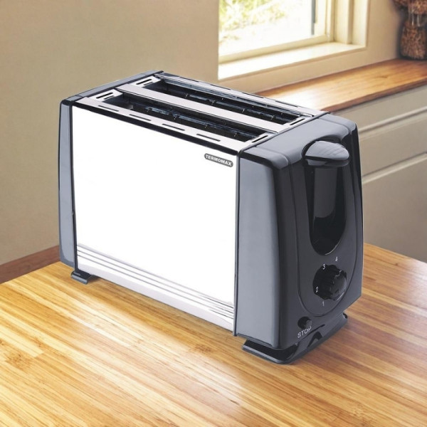 Тостер за 2 филии Termomax TX200S, 650W, метален