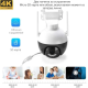 Куполна IP WIFI безжична камера за видеонаблюдение,6MP 8 — 4sales Куполна IP WIFI безжична камера за видеонаблюдение,6MP 8