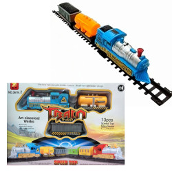 Влакче с релси – Арт класически комплект "Train Track" - 13 части