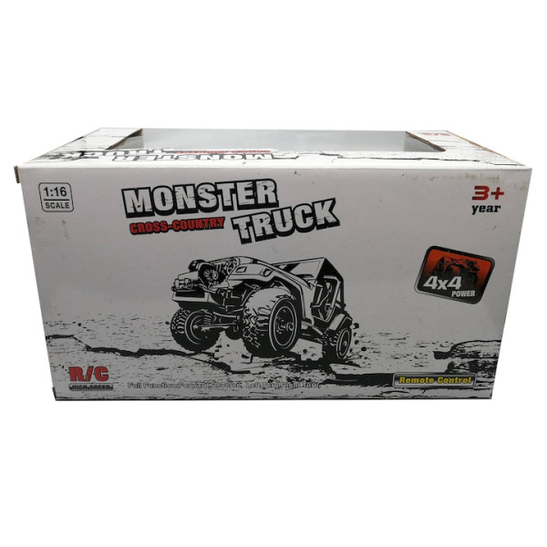 Полицейски джип с радиоуправление – 4x4 Monster Truck 6