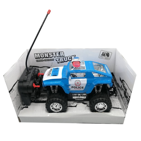 Полицейски джип с радиоуправление – 4x4 Monster Truck 7