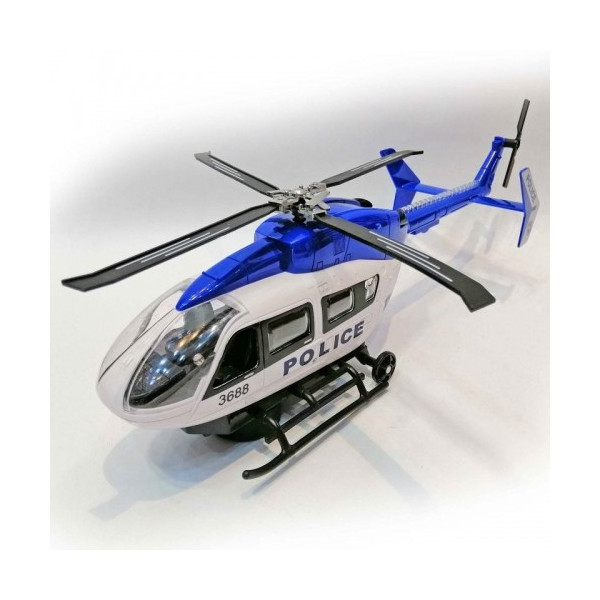 Полицейски хеликоптер със звукови и светлинни ефекти 7