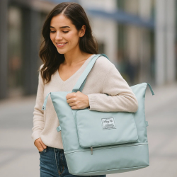 Водоустойчива, сгъваема спортна чанта подходяща за път BAG111