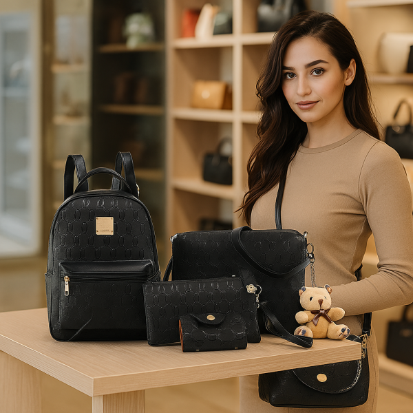 Комплект раница и 3 чантички BAG28 4